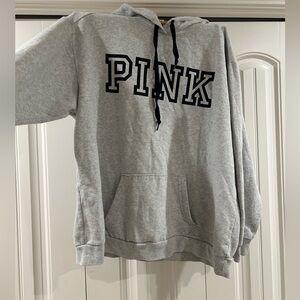 PINK Victoria's Secret Gray Hoodie Sweater